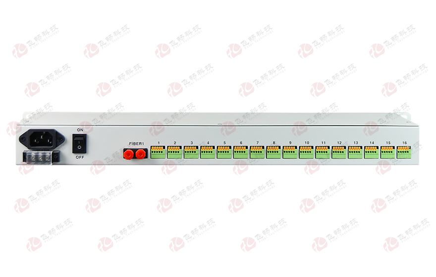 飛暢科技-4路百兆以太+16路RS232/422/485/TTL 光纖收發(fā)器