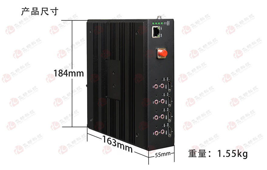 飛暢科技-4路2K HDMI + 1路千兆以太網(wǎng) 光端機(jī)